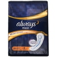 thumbnail image 3 of Always Maxi Size 4 Overnight Pads Without Wings Unscented (Pack of 8), 3 of 10