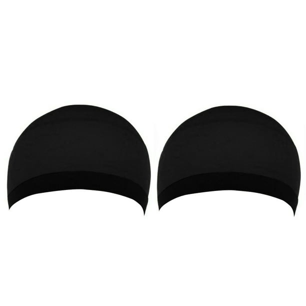 Paquete de 2 gorros para peluca, malla para el cabello, redecilla elástica para el cabello.