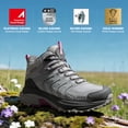 thumbnail image 2 of NORTIV 8 Women's Hiking Boots waterproof Lightweight Outdoor Trekking Non Slip Comfortable Camping Ankle breathable Boot Armadillo FieldLite, 2 of 10