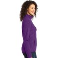 thumbnail image 5 of Port Authority Ladies Microfleece Jacket, Athletic Purple M, 5 of 5