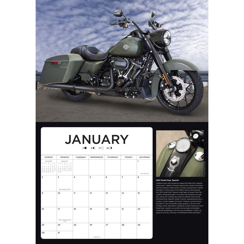 Harley-Davidson® 2022 : 16-Month Calendar - September 2021 through December  2022 (Calendar) - Walmart.com