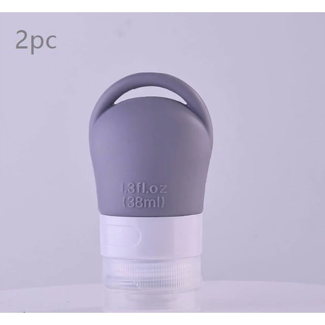 Botella de almacenamiento portátil con orificio colgante for colgar botellas recargables de desinfectante de manos de silicona
