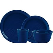 Home Essentials & Beyond 93367 Carnival Cobalt Blue Dinnerware Set, 16 Piece