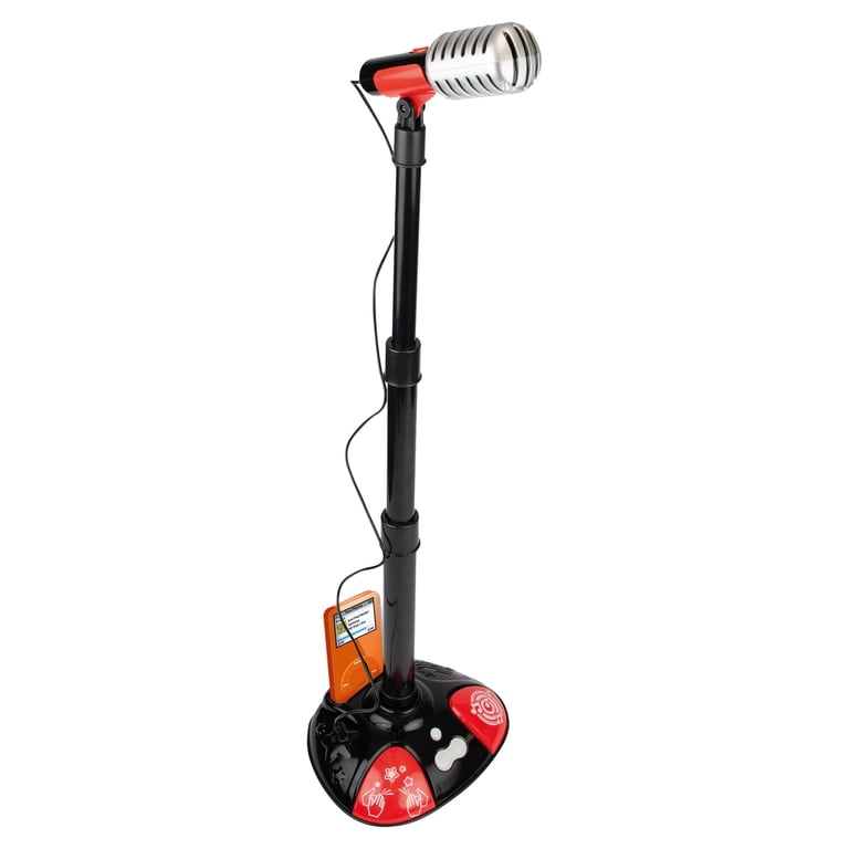 Winfun Kids Fun Microphone and Stand, Black and Red photo 1