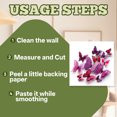 thumbnail image 4 of CCOCC 12Pcs Butterfly Wall Decor,Eye-Catching Design Decor for Bedroom,Tool-Free Installation Butterfly Decorations,Purple, 4 of 7