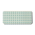 thumbnail image 1 of Animal Computer Mouse Pad, Repetitive Style Elephants and Triangular Motifs Designed in Horizontal Line, Rectangle Non-Slip Rubber Mousepad X-Large, 35" x 15", White Multicolor, by Ambesonne, 1 of 2