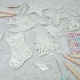 thumbnail image 6 of Foil Paper Art Foils Sheet - Gold/Silver Foils Sheets, Decorative Metal Sheet Embossing Tools, with 2 Rolls Wire, Engraving Tools, Artwork Making Kit, for Painting Gilding Crafting Decoration, 6 of 8