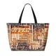 thumbnail image 2 of Fotbe Hand Drawn Vintage Coffee Bolsa de Viaje para Playa - Resistente al Agua, Bolsa Tote de Gran Capacidad y Ligera con 7 Bolsillos para Mujeres y Hombres, 2 of 7
