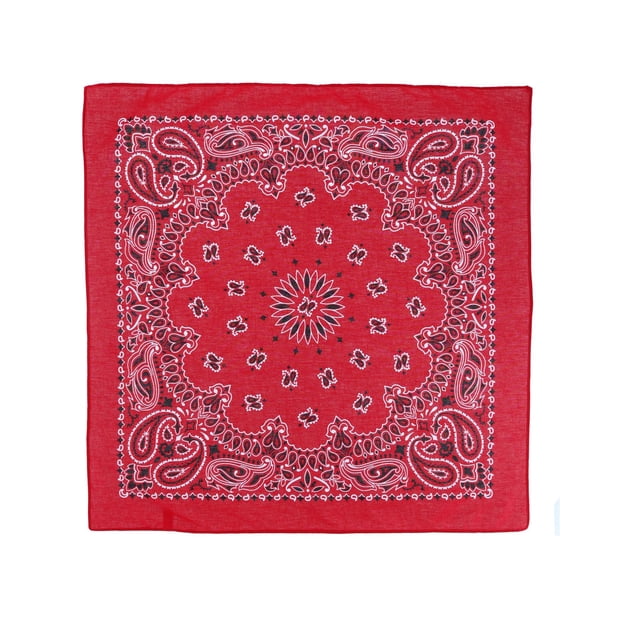 CTM® Bandana en Coton Paisley Moderne 20x20 Lot de 6