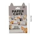 thumbnail image 2 of DIY Origami Paper Cats - 50 Sheets DIY Origami Paper to Fold Cute Cat Figures, Cute Craft Activity for Adults & Kids, Desk Decoration & Gift for Cat Lovers(Cat), 2 of 5
