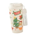 thumbnail image 1 of Taza de Café Isotérmica Navideña, Taza de Viaje O Vaso Térmico Compacto de Acero Inoxidable para Bebidas Frías, Ideal para Acampar en Verano. Patrón de oso, 1 of 7