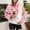 Pink, variant on KANG Oversized Hoodie With Sling Pocket Front Warm Fleece Sweatshirt For Casual Outfit And Daily Comfort
