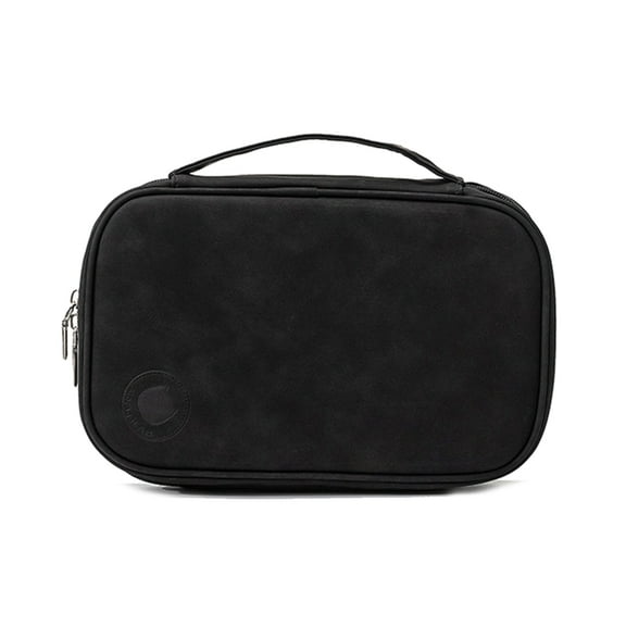 Aellinatey Leathers Necklace Bag Travel Toiletry Pouch Waterproof Jewelry Organizer Bag