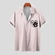 thumbnail image 2 of Camiseta Casual con Botón de Solapa de Color Sólido de Manga Corta para Hombres, Camiseta Ligera para Fiesta, Trabajo, Viajes Y Primavera Verano, 2 of 5