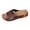 Coffee, variant on Women's Slip On Slide Walking Sandals Open Toe Wide Width Non Slip Wedge Sandal Soft Sole Non Slip Dressy Shoes Black Size 9.5