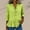 A1-Green, variant on Ruffle V Neck Blouse Ruffle Trim Top Casual Preppy Tops Loose Spring Blouses Boho Tops Work Tops Ruffle Front Shirt Elegant Dressy Shirt Trendy Ruffle Tops Cropped Blouse Orange 3XL