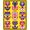 Yellow, Pattern 3, variant on ODIKA 5x7 Machine Washable Non-Slip Area Rug, Championship Welcome with Sports Graphics High Traffic Rug, Blue, 679009