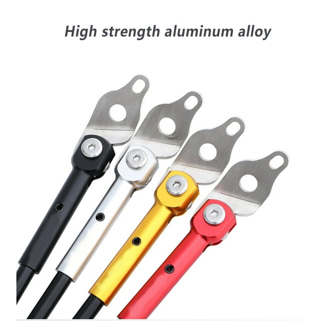 Béquille de Vélo de Remplacement Accessoires de Cyclisme Extérieur Accessoires Professionnels Pièces Modifiées Support de Corps de Vélo Béquilles Latérales Rouges 18 Po