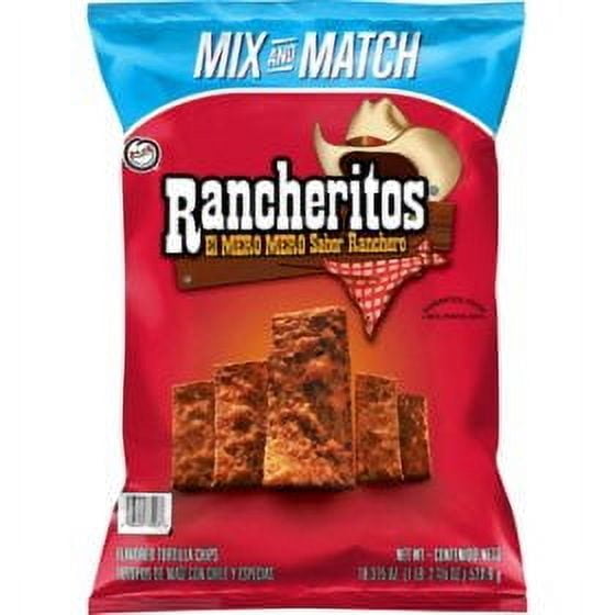 Rancheritos El Mero Sabor Rancero Flavored Tortilla Chips, 18.37 oz.Pack of 2
