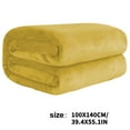thumbnail image 3 of LSLJS Fleece Blanket Super Soft Warm Fuzzy Cozy Anti-Static Throw Blanket Solid Color Comfort for Nap Sofa Room Home Washable All-Season Use Gift Women Men, Blanket 52x40", 3 of 5