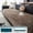 Coffee-2, variant on 1pc Bohemian Style Soft Flannel Sofa Cushion Cover, Non-Slip Machine Washable Solid Color Fit for 2/3/4-Seater Couches, Living Room Bedroom Office Home Decor, Plush Texture Design, Easycare Material