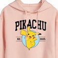 thumbnail image 3 of Pokémon - Pikachu Collegiate - Juniors Cropped Pullover Hoodie, 3 of 5