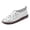 White, variant on Dress Sandals for Women Women's Hollow-out Leatherette Flat Heel Flats