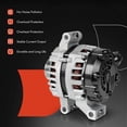 thumbnail image 5 of A-Premium Alternator Compatible with Ford F-150 2010-2014, F-250 Super Duty 2011-2012, F-350 Super Duty 2011-2012, 6.2L, 12V 150A 6-Groove Pulley Clockwise, Replace# FG15S024, FG15S024SP, 5 of 6