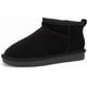 thumbnail image 1 of Botas de nieve de piel de ante de vaca para mujer, con forro de felpa, cálidas, minibotas antideslizantes para exteriores., 1 of 5