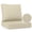 Beige, variant on Favoyard Deep Seat Patio Cushion Set, 22 inch Rainproof & Fadeness Patio Cushions for Outdoor Chair Couch with Removable Cover