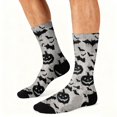 thumbnail image 6 of Men Women Halloween Printed Mid-Calf Socks Soft Breathable Stretch Comfort Fit Socks, 6 of 6