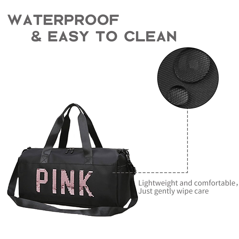 Gym Bag Travel Sports Duffel Bag for Men and Women Weekender Bag Workout Tote Bag with Dry Wet Pocket & Shoes Compartment