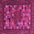 thumbnail image 1 of Ahgly Company Indoor Square Abstract Pink Contemporary Area Rugs, 8' Square, 1 of 4