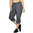 thumbnail image 4 of RBX Active Women's Plus Size Relaxed Lightweight Woven Cargo Capri Pant, 4 of 5