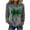 #342-Gray, variant on Craaazy Women's Denim Crewneck Loose St Patricks Day Long Sleeve Tops Gifts