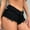 Black, variant on Black Casual Shorts For Women Low Rise Summer Spicy Girls Plus Size Elastic Denim Shorts Mother's Day