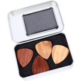 thumbnail image 4 of HSHDLDF 4Pcs Guitar Pick Set Wood Portable Professional Electric Guitar Pick Replacement with Storage Box Guitar Picks Holder Case for Acoustic Electric Guitar, 4 of 7