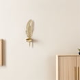thumbnail image 1 of BEADCEST 2Ud De Pared Forma Hoja En Metal Dorado Para, 1 of 8