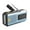 Blue, variant on Weather Radio Emergency Multifunctional Radio FM AM WB Hand Crank Solar USB Charging 2000mAh Power Bank Outdoor Flashlight Torch ,Listen Anytime, Anywhere