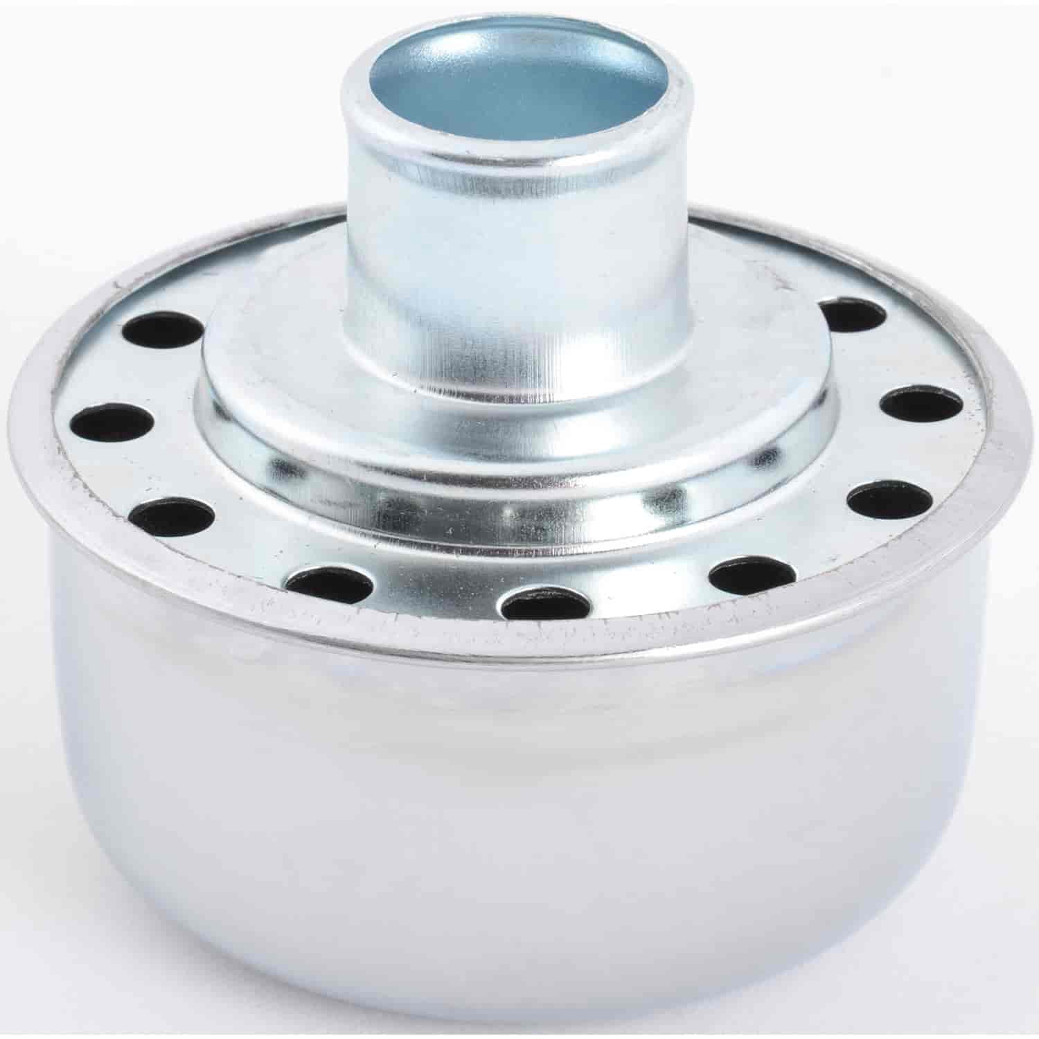 Racing Power Company R4870 2-3/4 Diameter 1 Neck Chrome Push-In Breather