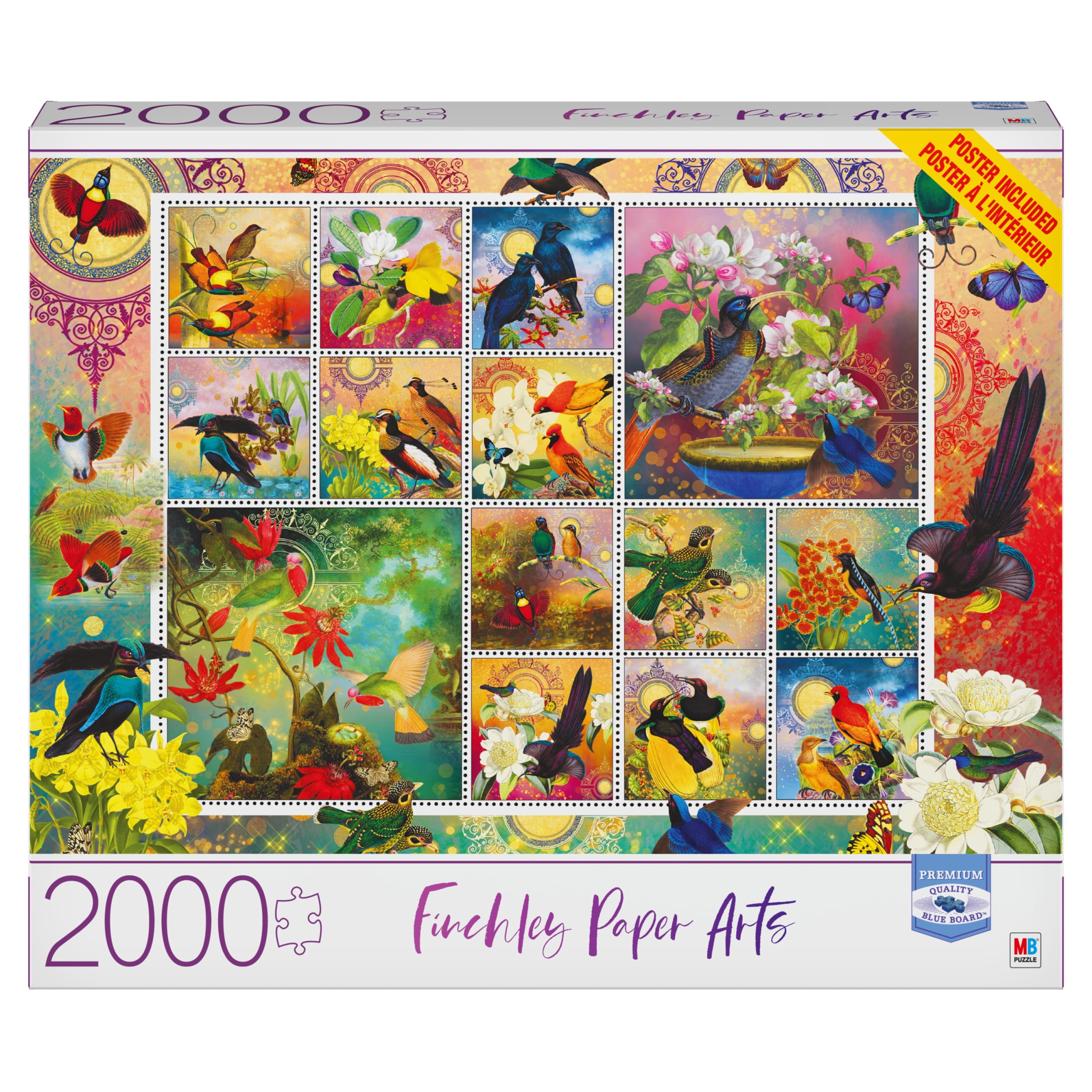 2000-Piece Jigsaw Puzzle, Birds of Asia