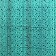 thumbnail image 1 of Ahgly Company Machine Washable Indoor Square Abstract Turquoise Blue Modern Area Rugs, 6' Square, 1 of 4