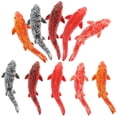 thumbnail image 1 of Shisuyan 10 Pcs Figurine de Poisson Koi Miniature Réaliste, Figurines de Faux Poissons Rouges d'Aquarium Petites Figurines de Poisson Rouge en Résine Mini Poissons Bricolage Artisanat Accessoires de Jardin, 1 of 9