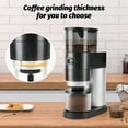 Aedavey Electric Burr Coffee Grinder, Stainless Steel, 12 Cup Capacity
