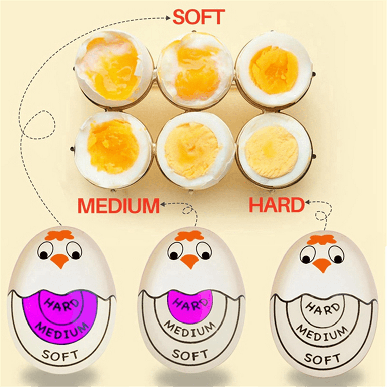 Cute Egg Cooking Timer For Perfectly Boiled Eggs Soft Medium Hard Egg Timer