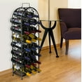 thumbnail image 6 of Sorbus Bordeaux Chateau Wine Rack, Holds 23 Bottles of Your Favorite Wine, Elegant Looking French Style Wine Rack to Compliment Any Space, Minimal Assembly Required, 6 of 12