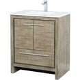 thumbnail image 3 of Lexora Home Lafarre 30" Single Quartz Top Bathroom Vanity with NIckel Faucet, 3 of 13