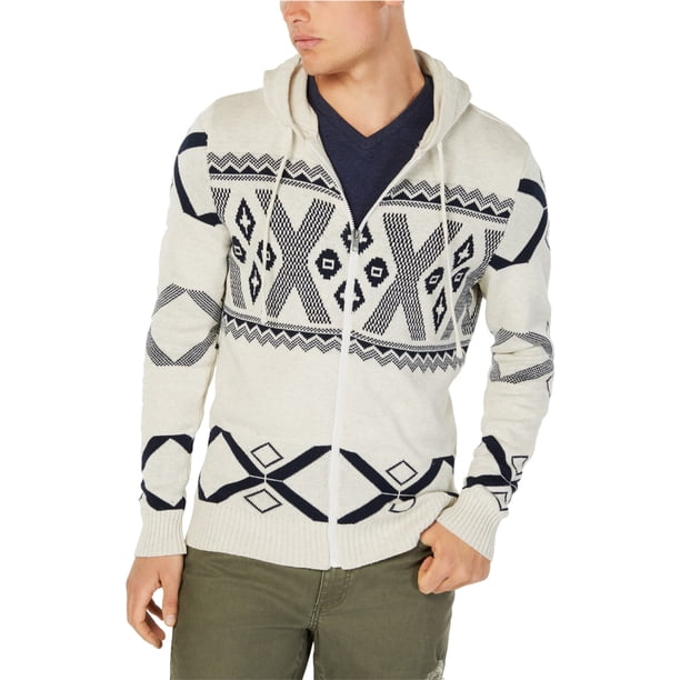 American Rag suéter con capucha para hombre, beige, XXL American Rag Cárdigan