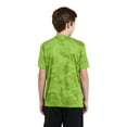 thumbnail image 2 of SPORT-TEK Boys CamoHex Tee, Medium, Lime Shock, 2 of 6