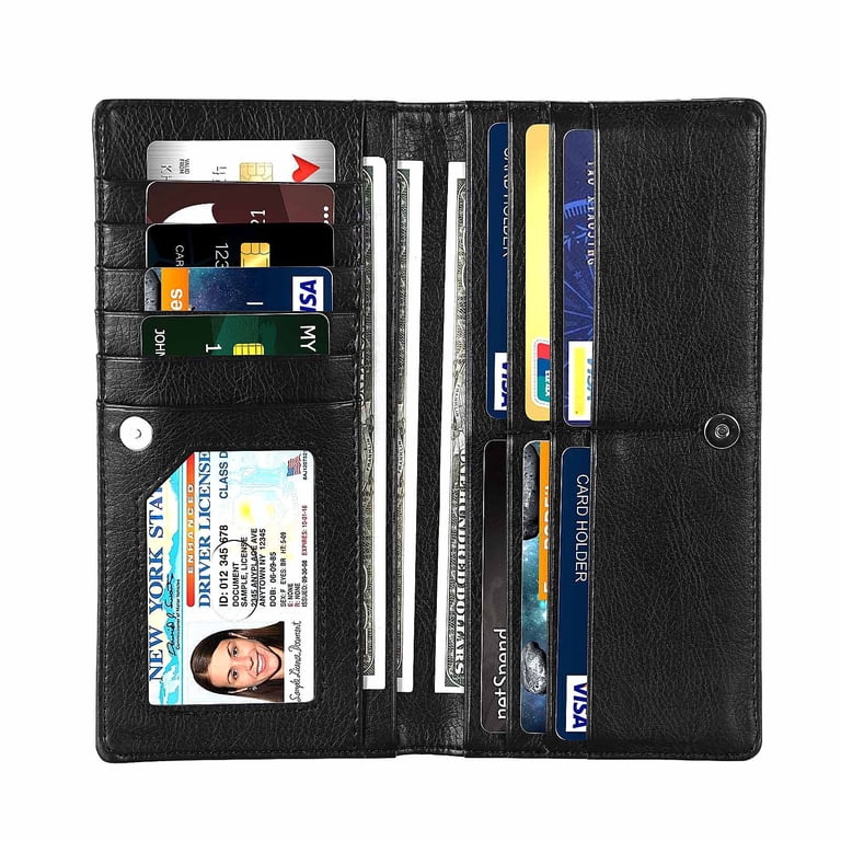 HAWEE Ultra Slim RFID Blocking Bifold Wallet for Women photo 4